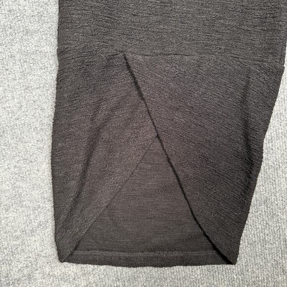 OZAI N KU Womens Sz Medium Soft Sweatpants Black Drawstring Waist Flared Pull On - Picture 5 of 9